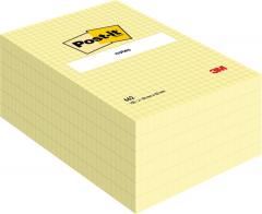  Post-it A6 102x152mm gul rutat