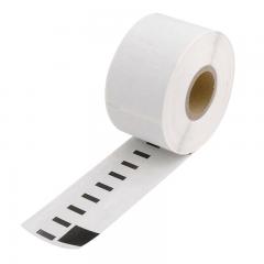 Thermoetikett avtagbar 41x89mm vit