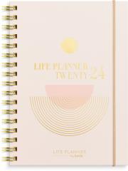  Kalender 2024 Life Planner Pink A6