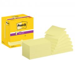  Post-it Z-block Super Sticky 76x127mm gul