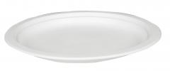  Tallrik flat komposterbar 23cm vit 50-pack