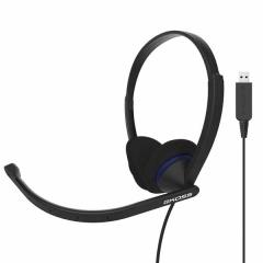  Headset Koss CS200 med USB-anslutning svart