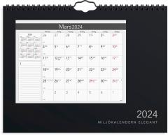  Väggkalender 2024 Miljökalendern Elegant