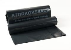  Sopsäck storkök 90my svart 125 liter