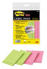  Post-It etikettblock 47,6x73mm