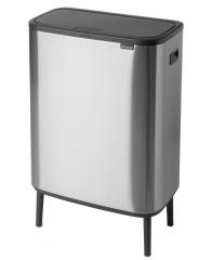  Sopkorg Brabantia Bo Touch Bin Hi 2x30L mattborstat stål F.P.P