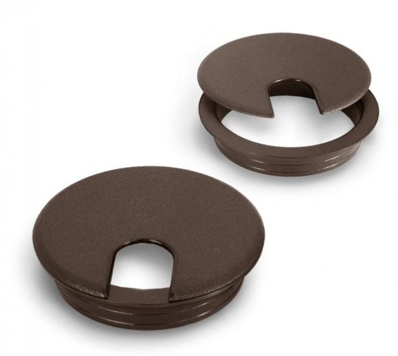 Bordsgenomföring svart 60mm