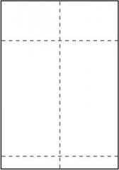  Transportetikett A4-ark (Laser) 2x105x270mm