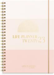  Kalender 2023 Life Planner Pink horisontell
