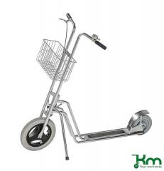 Sparkcykel med korg, 2-hjul