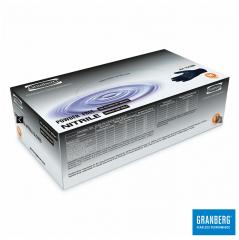 Engångshandske Megaclean nitril blå large