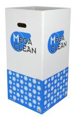  Papperskorg MegaClean av well 360x360x750mm 100 liter