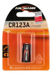  Batteri Ansmann Lithium CR123A 3-volt