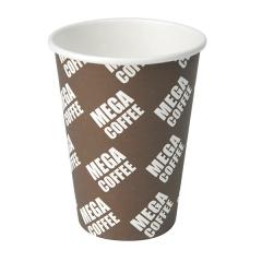  Bägare Mega Coffee brun/vit 18 cl