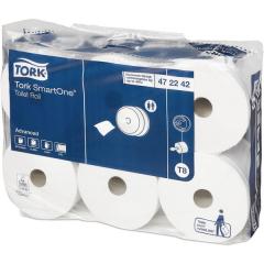  Tork SmartOne® Toalettpapper Advanced T8 207m, 2-lager vit