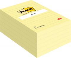  Post-it A6 102x152mm gul linjerat