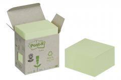  Post-it noteringskub Miljö G-line 76x76mm grön 450 blad