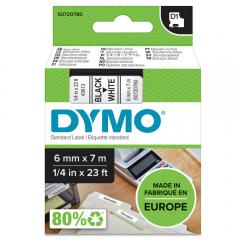  Dymo märk-tejp/band D1, 6mmx7meter