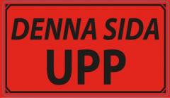  Etikett "Denna sida upp" 50x100mm