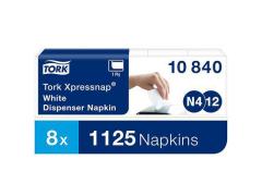  Dispenserservett Tork Xpressnap® Universial N4 1-lager vit