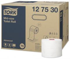  Tork Mid-size Toalettpapper Advanced T6 100m, 2-lager vit