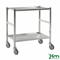 Rullbord elförzinkad med 2st hyllor, 690x430x750mm