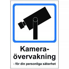  Skylt "Kameraövervakning" A5