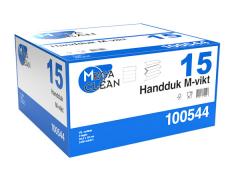  Handduk MegaClean Plus m-vikt, 2-lager vit