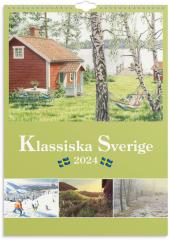  Väggkalender 2024 Klassiska Sverige