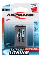  Batteri Ansmann Lithium 6LR61 9v