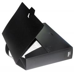  Dokumentbox i PP-plast 70mm svart