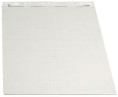 Blädderblock 55x75cm Vit/rutat