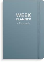  Week Planner undated blue