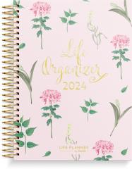  Kalender 2024 Life Organizer Blommor