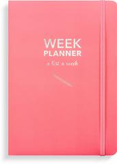 Week Planner undated pink