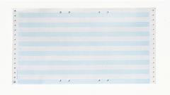  Tabulatorpapper 310x8 blå/vit hålslaget 70g (48 rader)