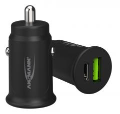  Laddare 12V till 1xUSB-C PD + 1xUSB-A 2,4A