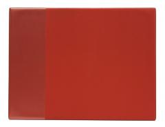  Skrivunderlägg med ficka på sidan 53x40cm röd