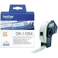  Etiketter Brother DK-11204 17x54mm vit