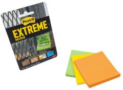  Post-it Extreme Notes 76x76mm (Gul/Orange/Grön)