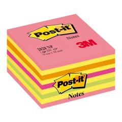  Post-it kub 76x76mm neonrosa