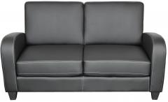 Soffa Viva Select 2-sits svart konstskinn