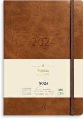  Kalender 2024 Stor Veckokalender Forma Deluxe brun