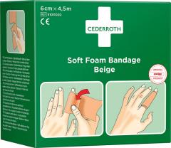  Cederroth Soft Foam Bandage Beige 6cm x 4,5m