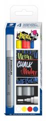 Märkpenna Staedtler Chalk Marker 4-färgsset