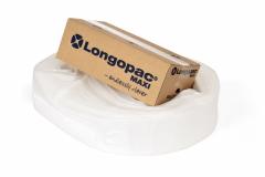  Sopsäckskassett Longopac Maxi 110 meter perforerade hål transparent
