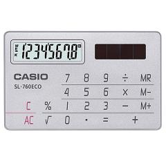  Räknare Casio SL-760 Eco i kreditkortsstorlek 3x86x54mm
