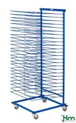 Torkställ med 25-plan 450x500x1200 blå