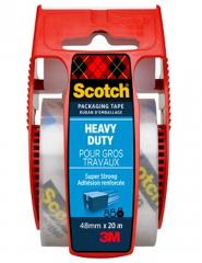  Packtejp Scotch Express Quality inkl. hållare 50mm x 20m klar
