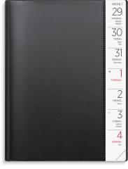  Kalender 2026 Stor Veckokalender svart plast